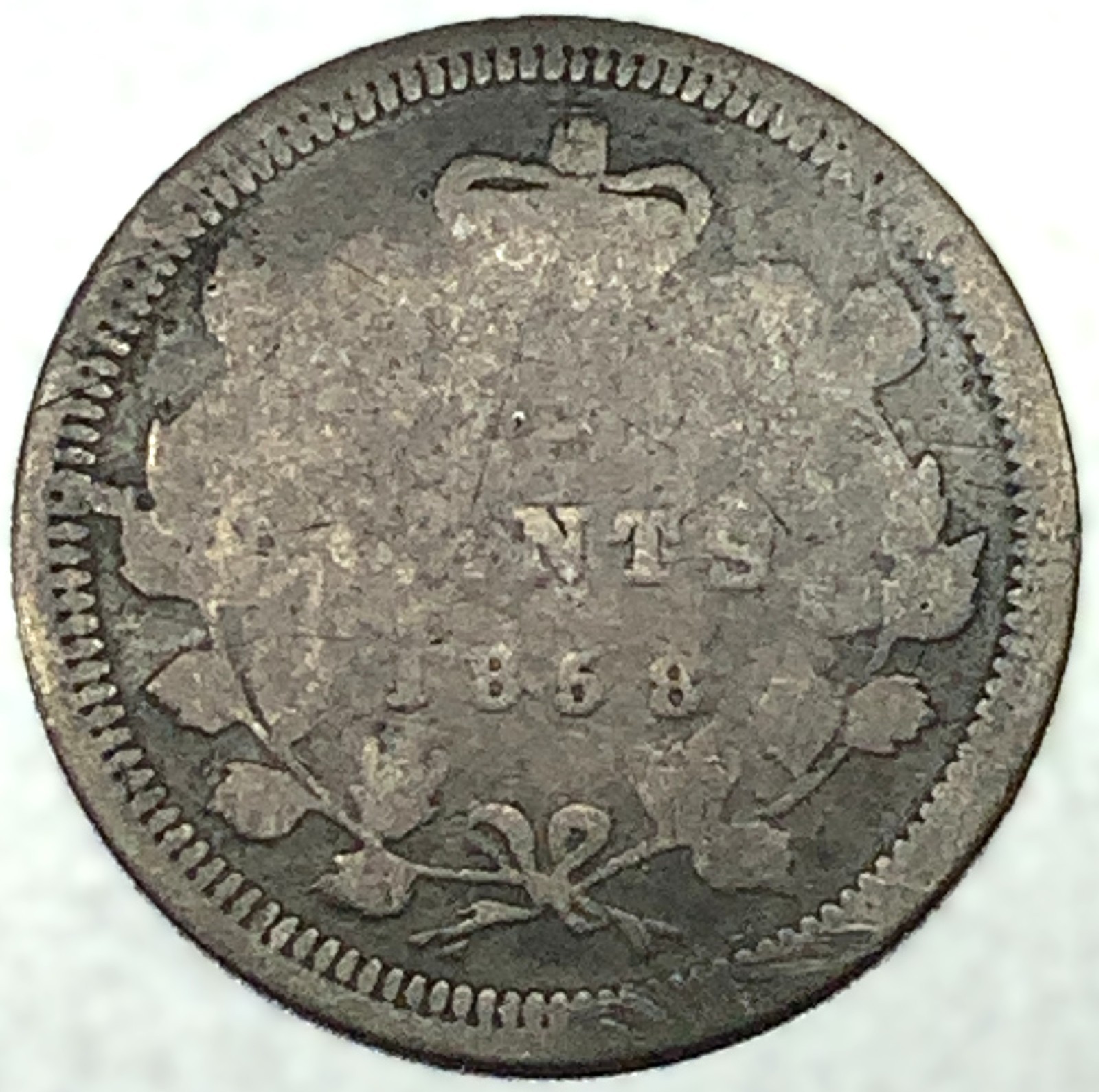 Canada 1858 Five Cents World Silver Coin .925 1st Year - 4751 Canada 1858 Five Cents World Silver Coin .925 1st Year - 4751