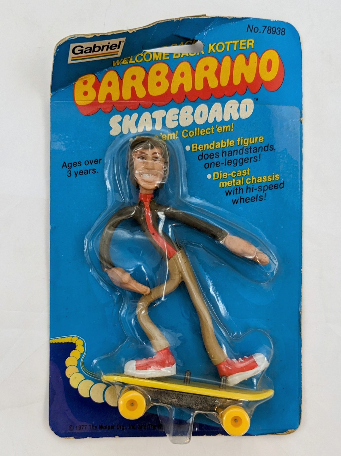 1977 Gabriel Welcome Back Kotter Barbarino John Travolta On Skateboard Figure 1977 Gabriel Welcome Back Kotter Barbarino John Travolta On Skateboard Figure