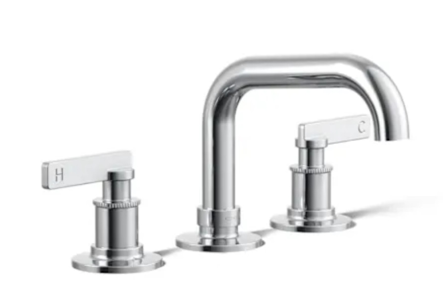 Kohler Castia K-35908-4-CP Widespread Bathroom Sink Faucet Drain Polished Chrome