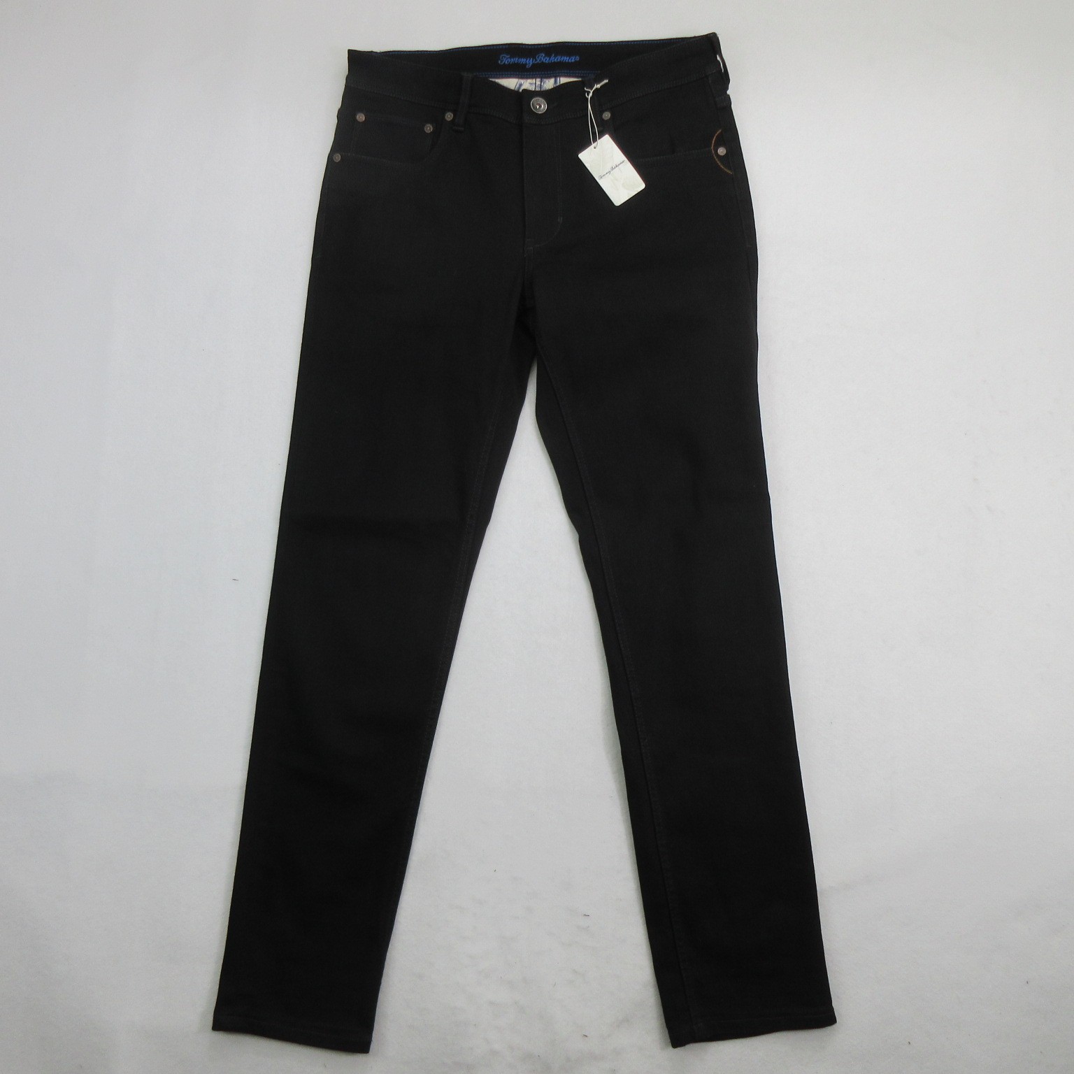 Tommy Bahama Men\'s Indigo Palms Black Denim Jeans Size 32x32 Stretch New
