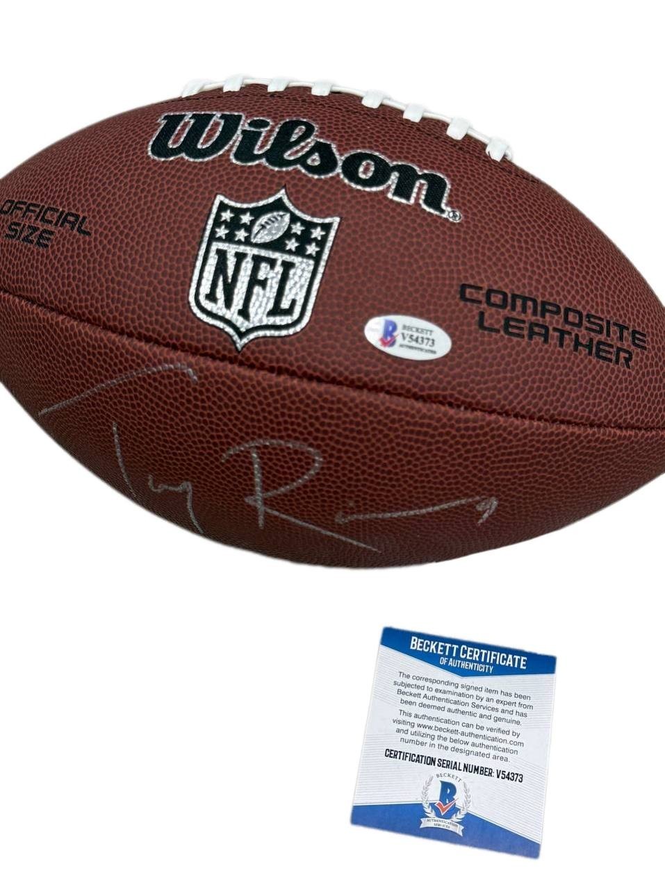 Tony Romo Signed Ball Autograph NFL Authentic Beckett COA