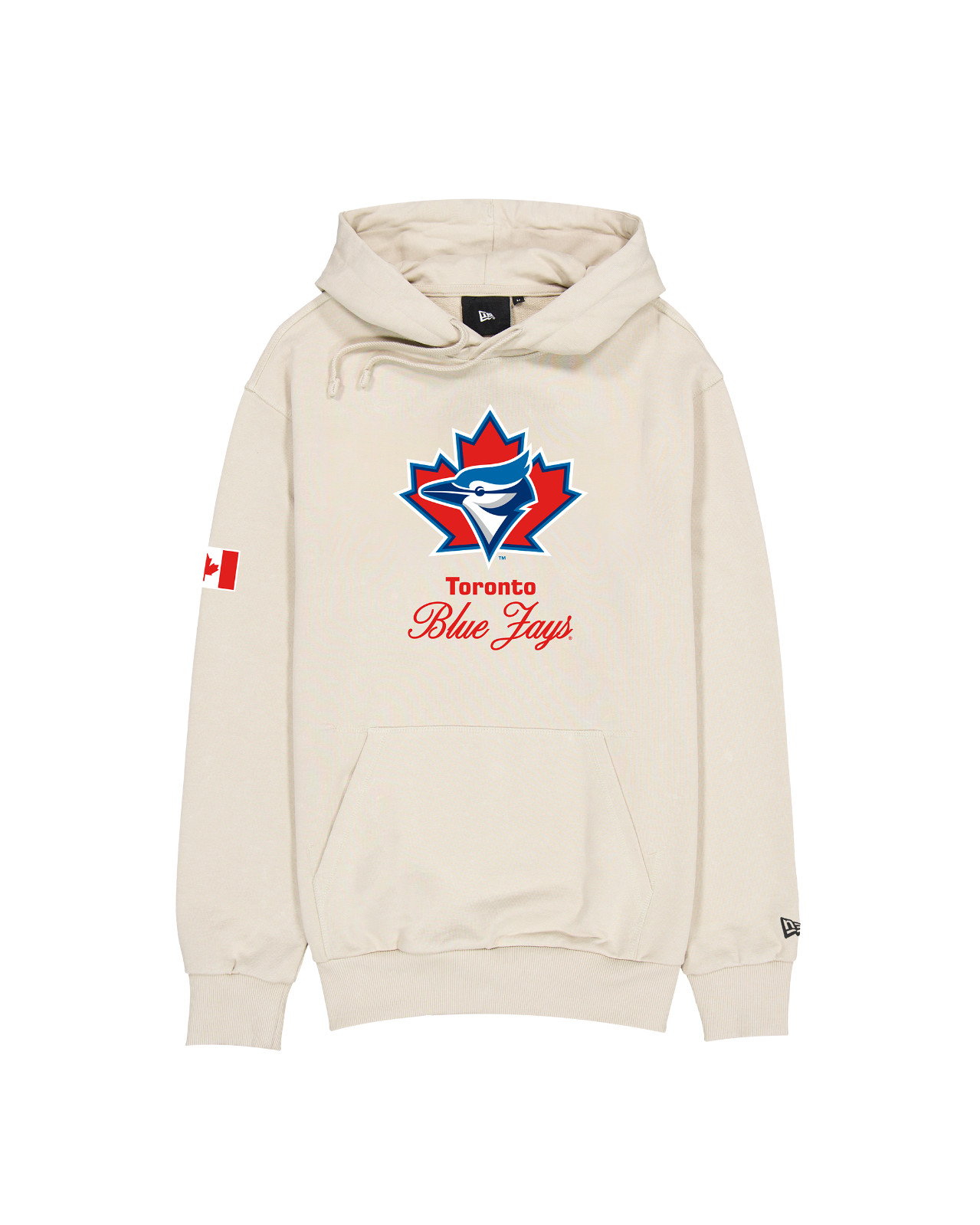Men\'s Toronto Blue Jays MLB Baseball 2026 Canada Day Retro Logo Sweatshirt Cream