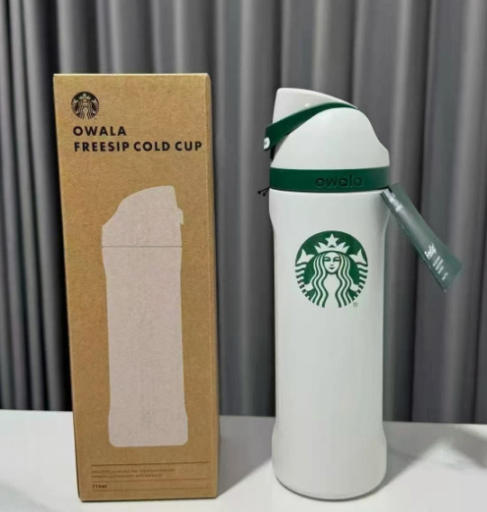 Starbucks x Owala Stainless Steel White Summer 2026 Limited Edition 24oz NEW F/S Starbucks x Owala Stainless Steel White Summer 2026 Limited Edition 24oz NEW F/S