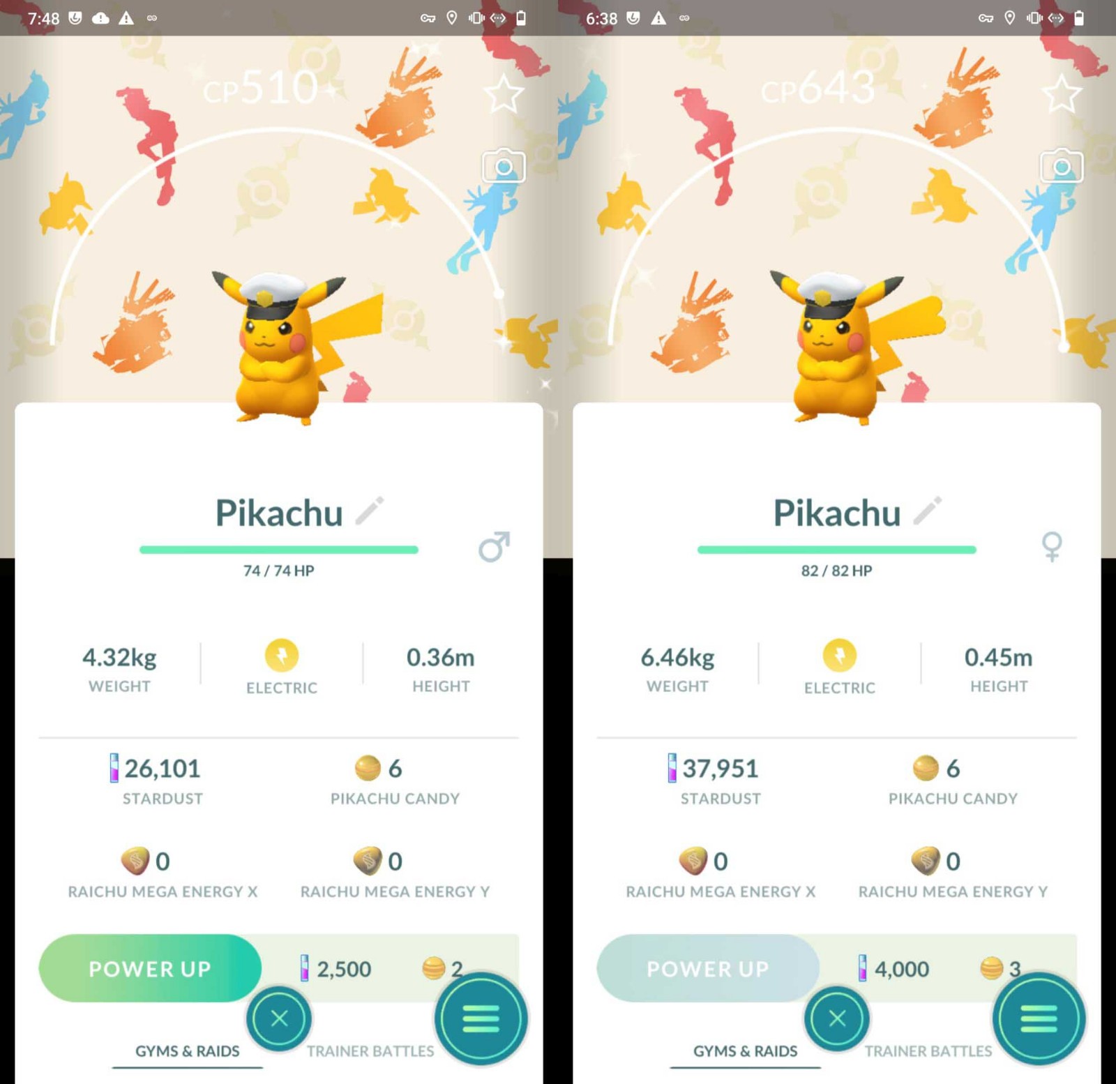 Shiny Pikachu Captain Cap Celebration 2026 Horizons Background