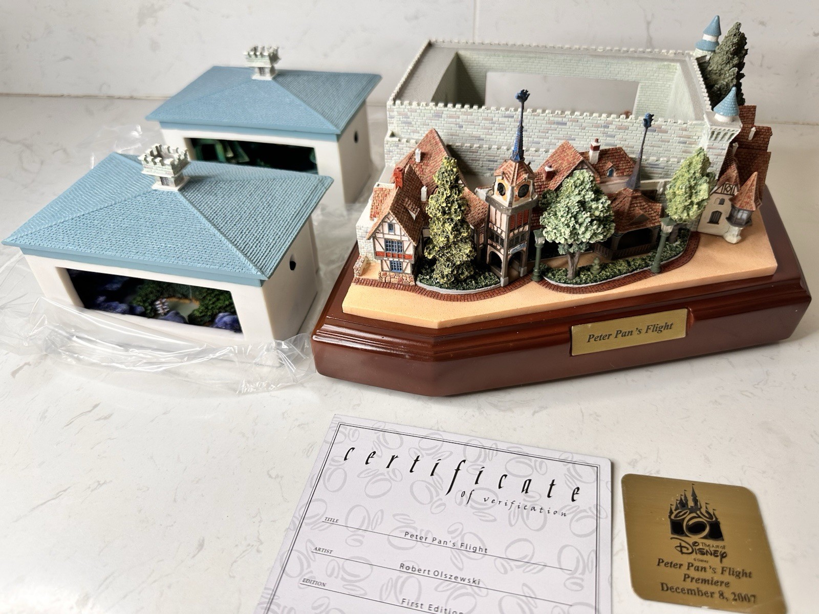 RARE 2007 Disney Peter Pan\'s Flight Olszewski Light Display RARE 2007 Disney Peter Pan\'s Flight Olszewski Light Display