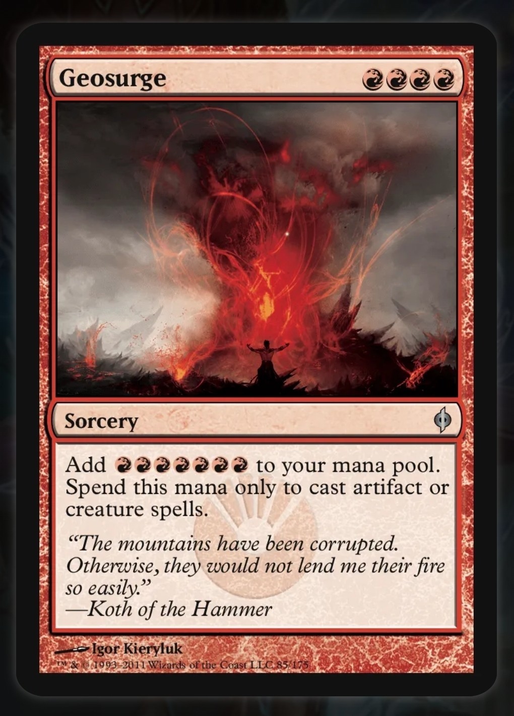 Geosurge (85/175) NM - New Phyrexia - 2011