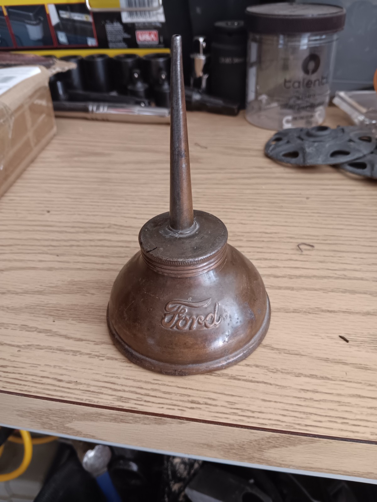 antique ford oil can vintage