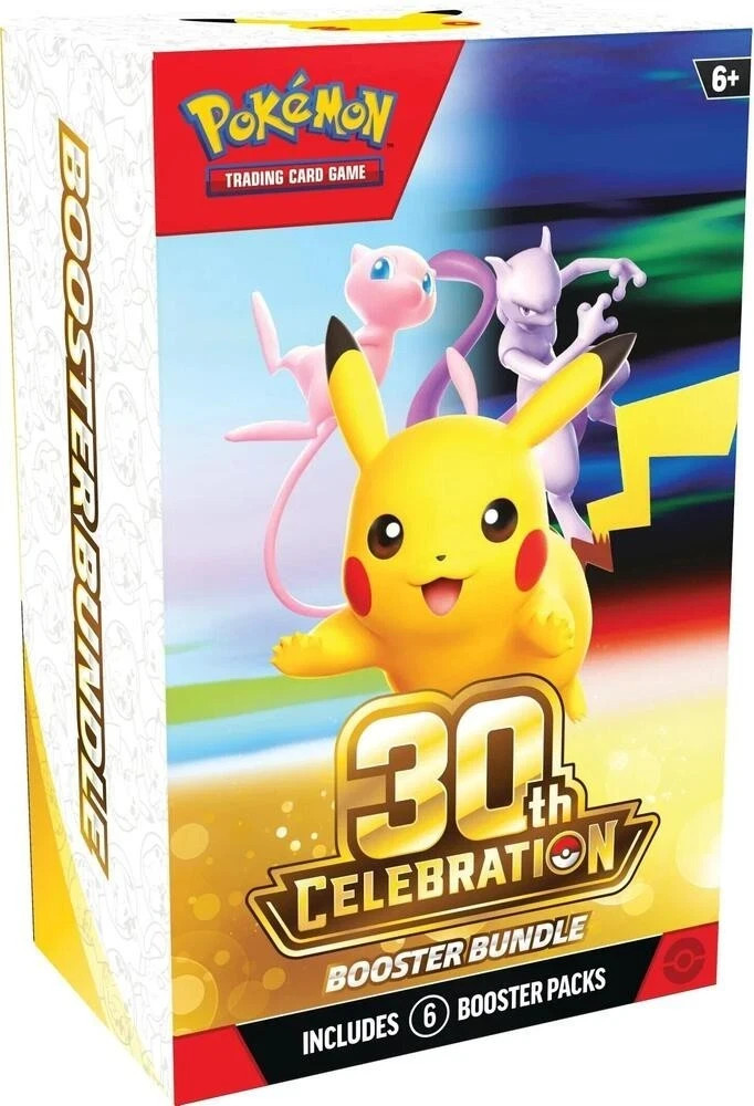 PRESALE Pokemon 30th Anniversary Celebrations Booster Bundle Ships 10/2-10/5