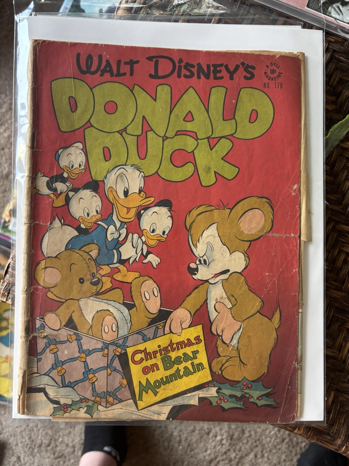 Four Color #178 Dell 1947 1st App UNCLE SCROOGE Low Grade Complete Intact