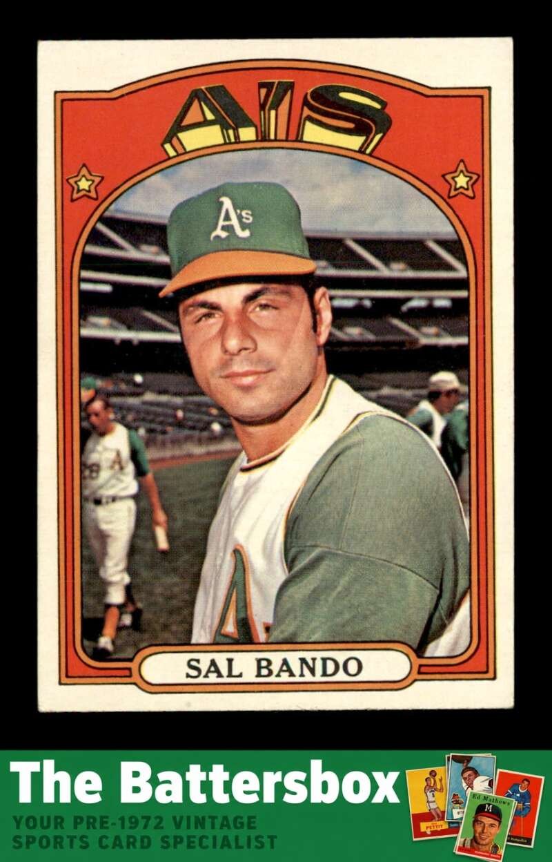 1972 Topps #650 Sal Bando   VGEX X3814514