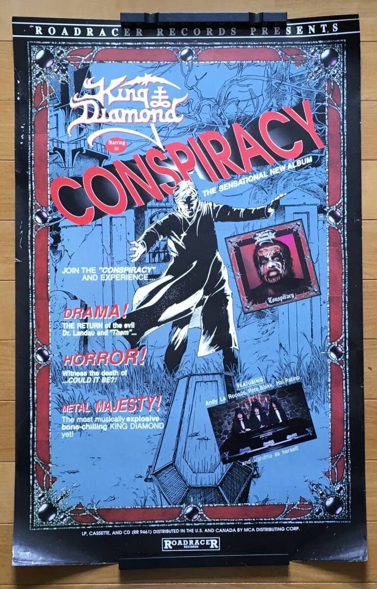 KING DIAMOND CONSPIRACY PROMO KIT FOLDER POSTER PHOTO BIOGRAPHY US made
