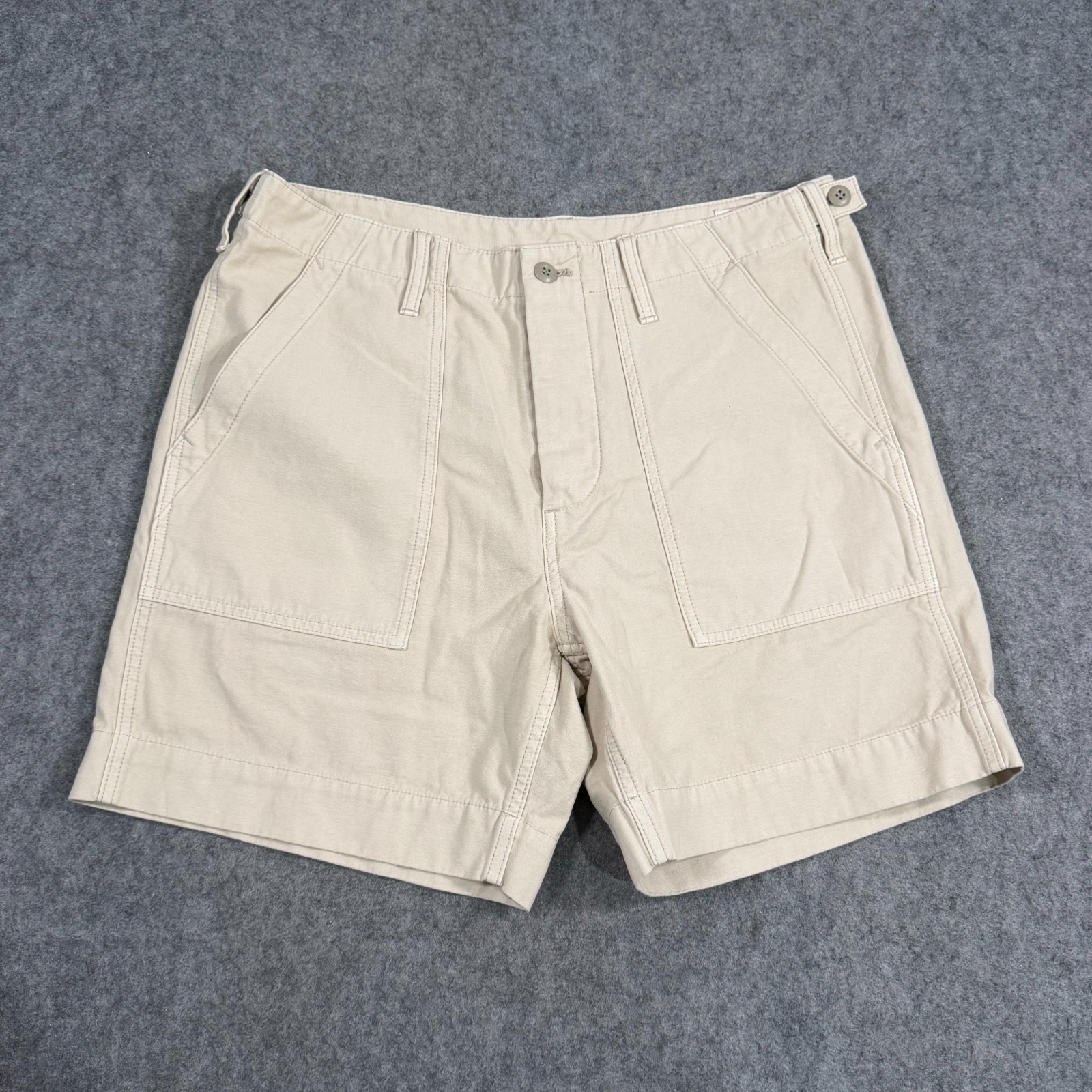 Filson Utility Canvas Beige Outdoor Field Supply Chino Trail Shorts Mens Size 34 Filson Utility Canvas Beige Outdoor Field Supply Chino Trail Shorts Mens Size 34
