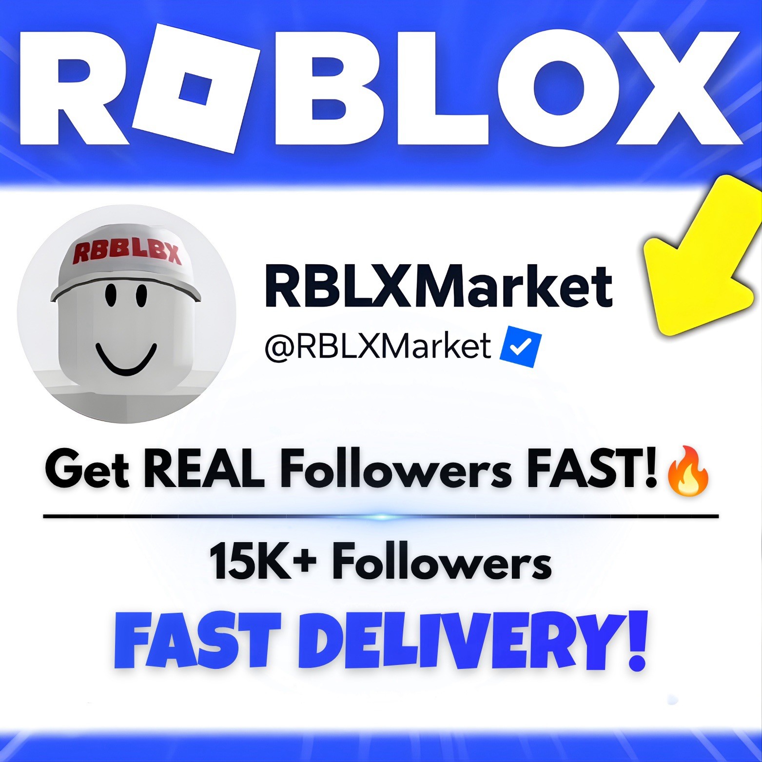 CHEAPEST Roblox Followers 1K-15K | ✅ Permanent |⚡ Fast Delivery |