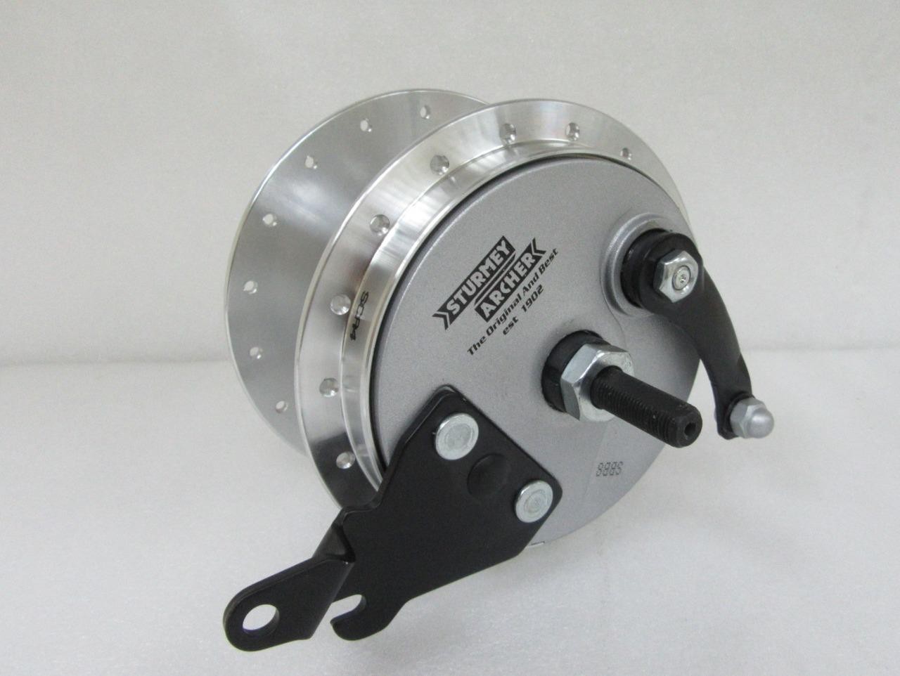 New Sturmey Archer RXL-RD3 3-Speed Rotary Gear Hub w/ 90mm Drum Brake 36 Holes
