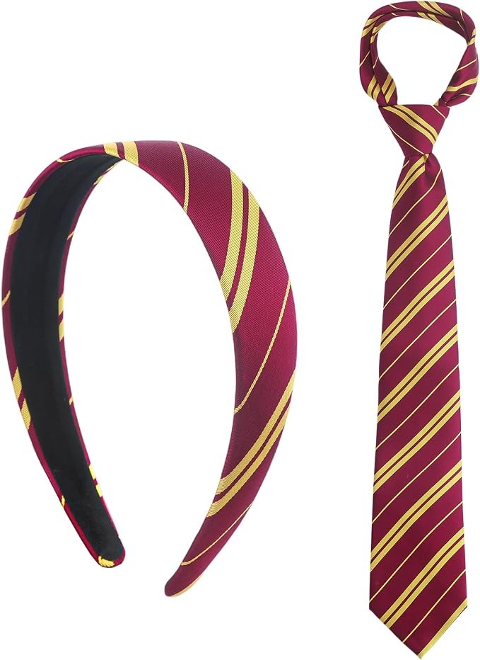 Halloween Costume Accessories Headband and Striped Tie Set for Women New