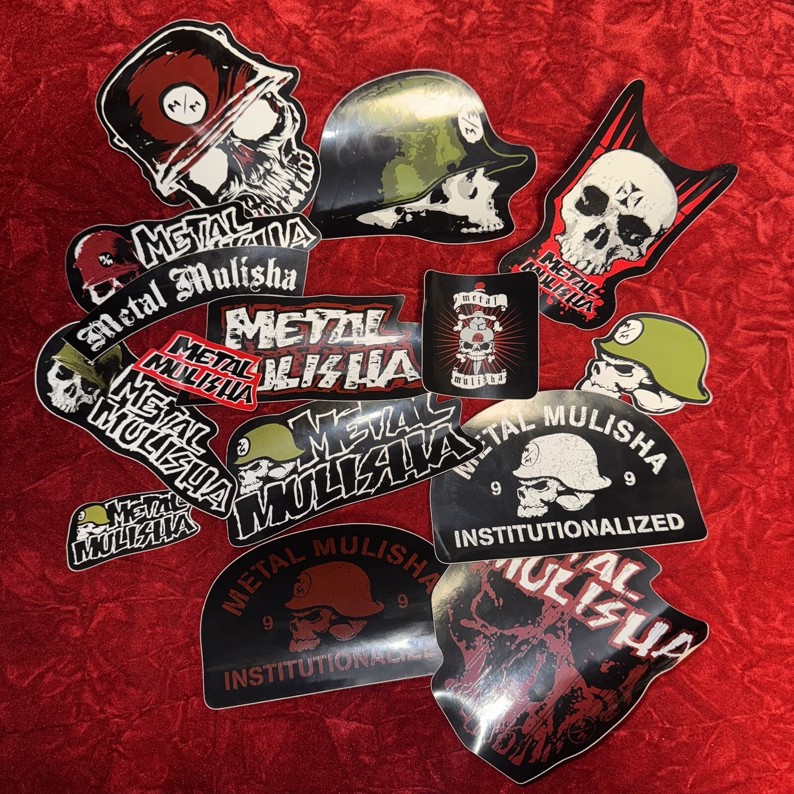 VTG Metal Mulisha Vinyl Sticker Lot of 15 VTG Metal Mulisha Vinyl Sticker Lot of 15