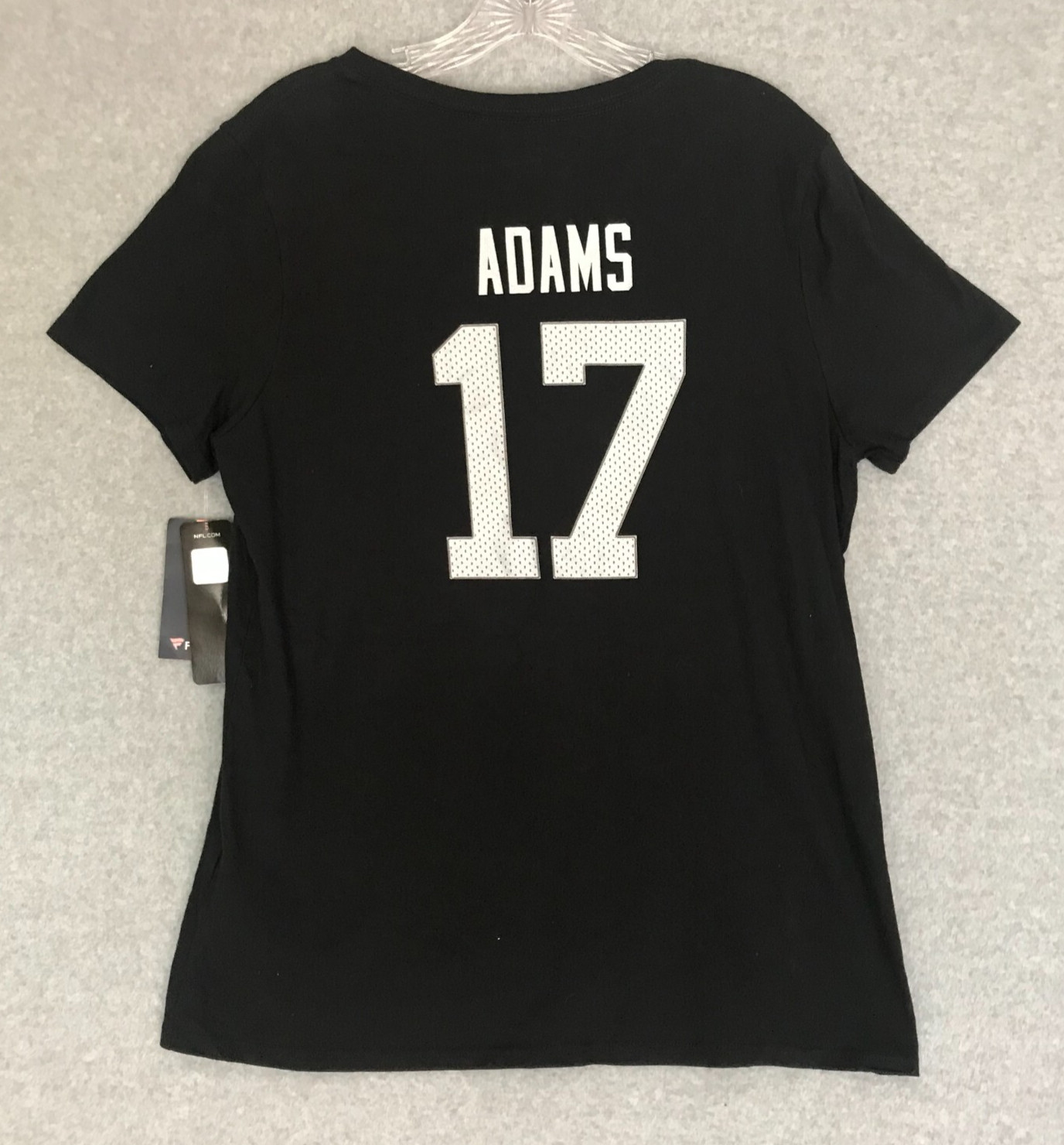 NEW Fanatics Las Vegas Raiders Davante Adams Womens T-Shirt Large Black NWT
