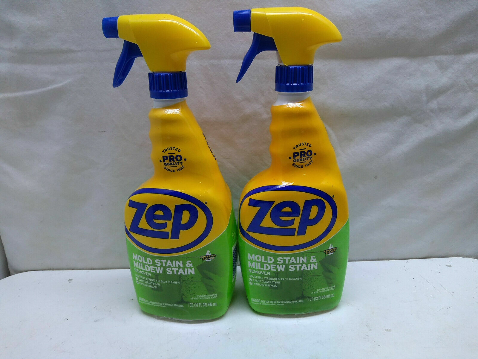 Zep Commercial Mold & Mildew Eliminator Bleach Cleaner No Scrub 2pc Zep Commercial Mold & Mildew Eliminator Bleach Cleaner No Scrub 2pc