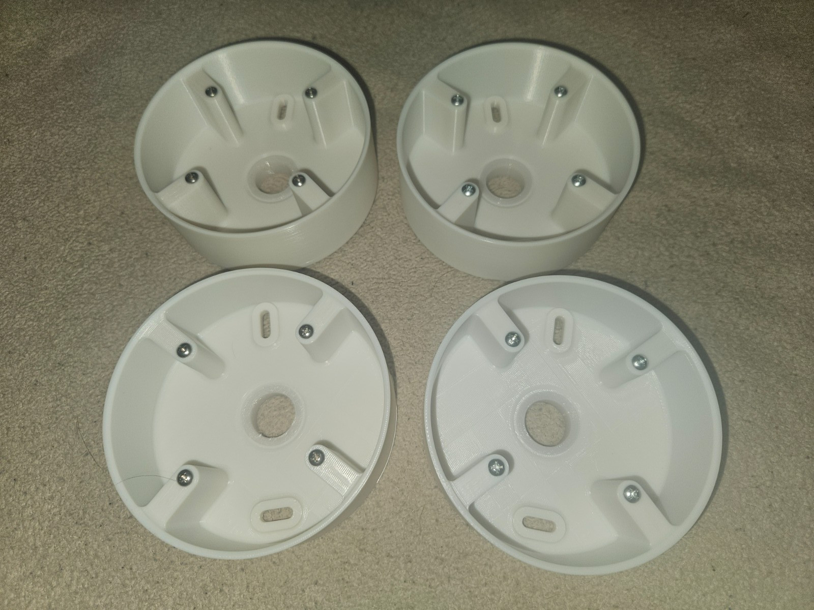 4-pack -V2.0 White Outdoor Mount Box - Reolink RLC-1224A / CX820. Hidden Cable