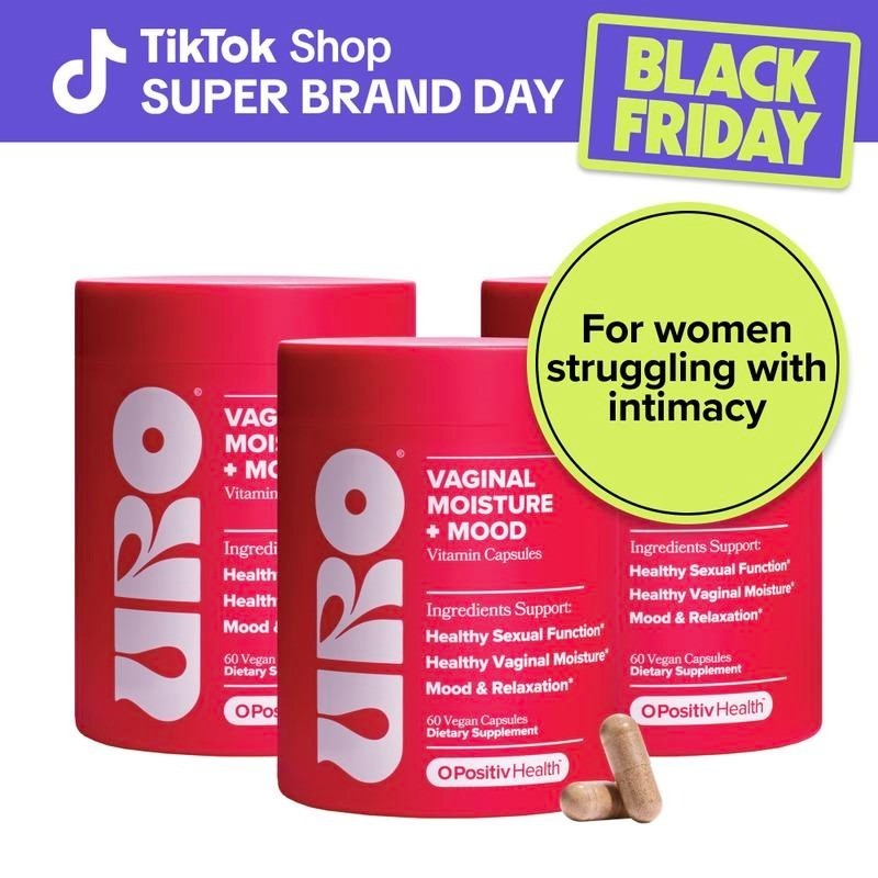URO - Vaginal Moisture & Mood Capsule (3 Pack) by O Positiv URO - Vaginal Moisture & Mood Capsule (3 Pack) by O Positiv