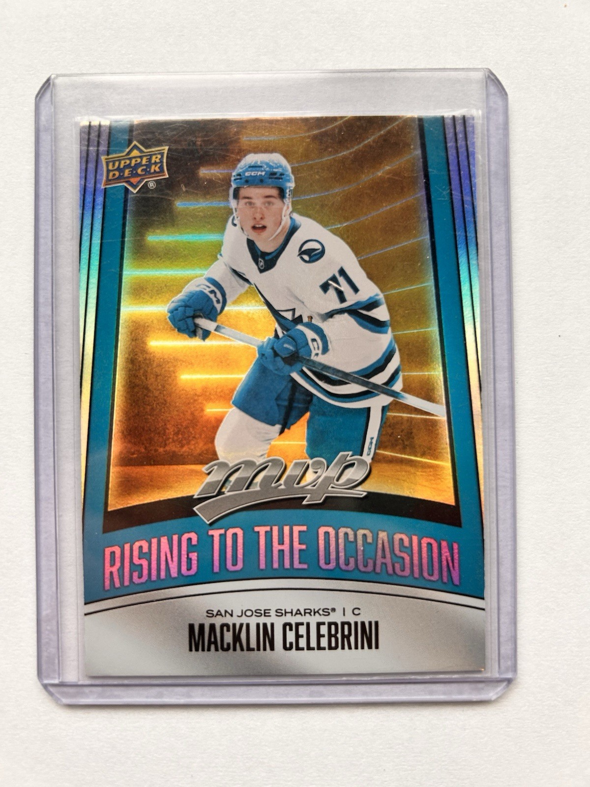 2025-26 Upper Deck Mvp - Rising to the Occasion Macklin Celebrini #RO-24