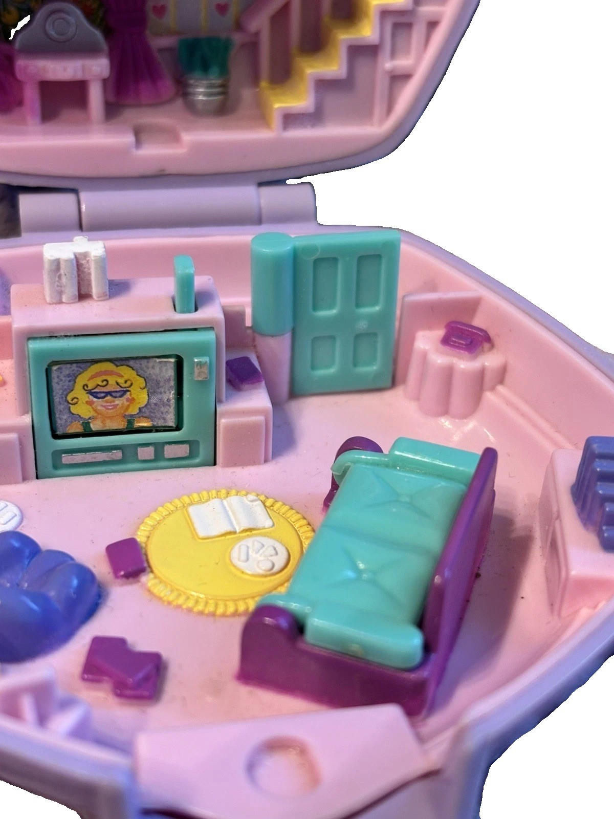 Vintage 1994 Bluebird Polly Pocket Slumber Party Fun Compact 