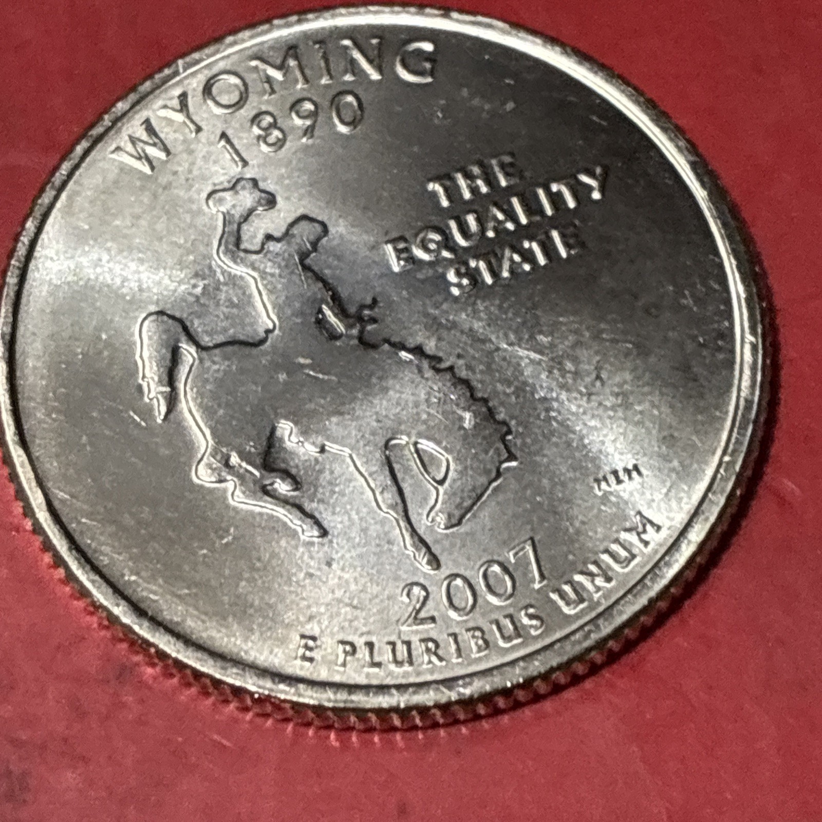 2007 P Wyoming 50 State Quarter • Buy 10 Get 35% Off • #260210 • BU