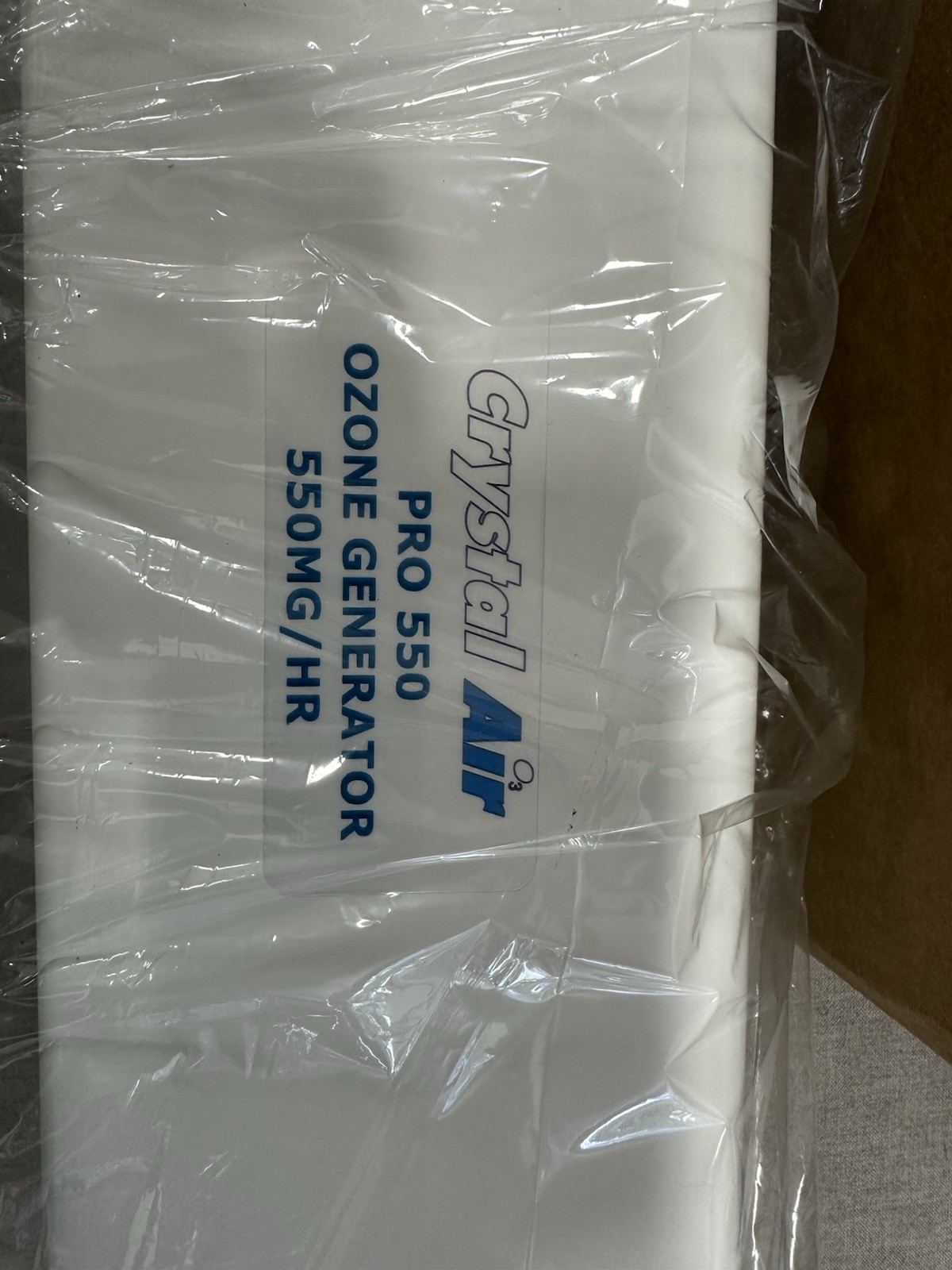 NEW Unused Crystal Air Ozone Generator Pro 550mg/hr