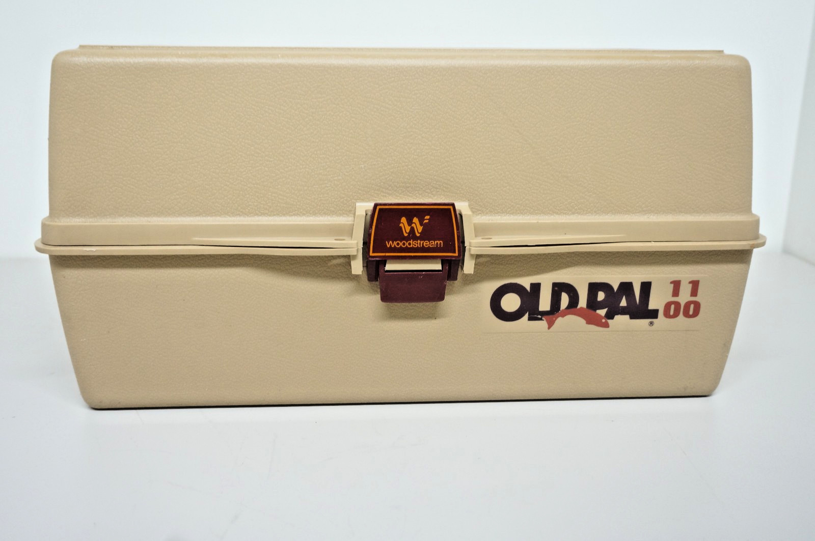 Vintage WoodStream Old Pal 1100 3 Tray Tackle Box Made in USA Vintage WoodStream Old Pal 1100 3 Tray Tackle Box Made in USA