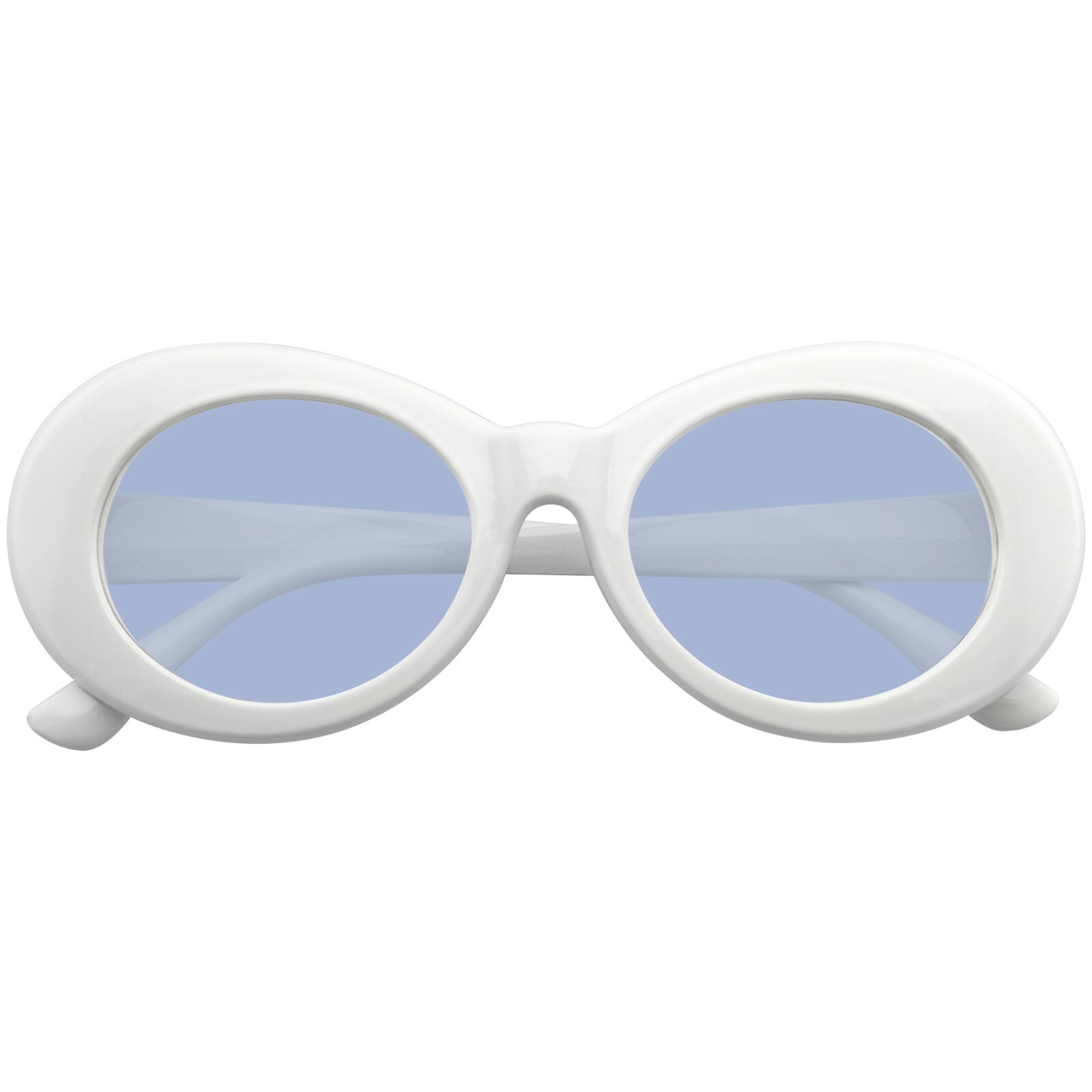 Sunglasses Round Goggle Retro Tapered Arms Clout Oval Color Tint White Shades Sunglasses Round Goggle Retro Tapered Arms Clout Oval Color Tint White Shades