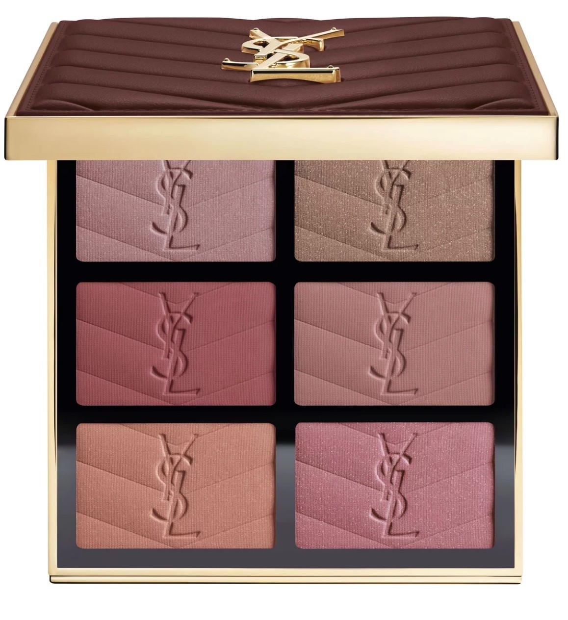 YSL BREWED REFLECTIONS Couture 2026 Holiday Blush Face Palette LIGHT MEDIUM