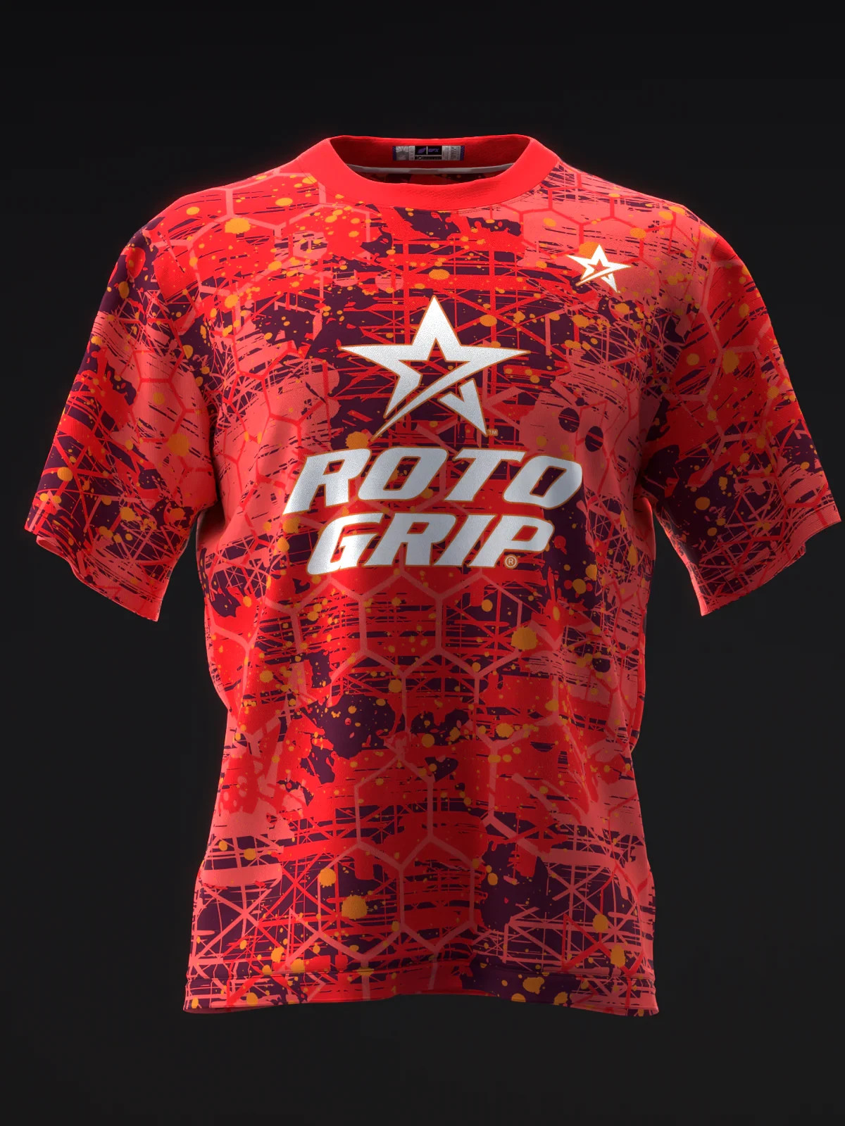 Personalized Name Roto Grip - Rockstar Amped Bowling Jersey Shirts - All Size