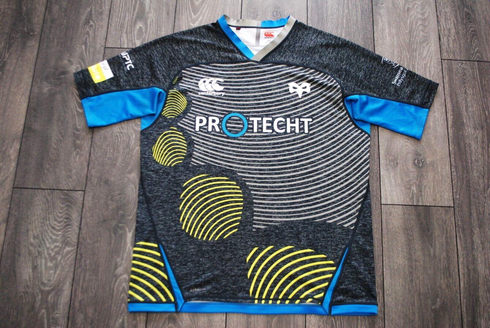 OSPREYS 2019/2020 RUGBY SHIRT JERSEY TRIKOT CAMISETA CANTERBURY ORIGINAL XXL 2XL
