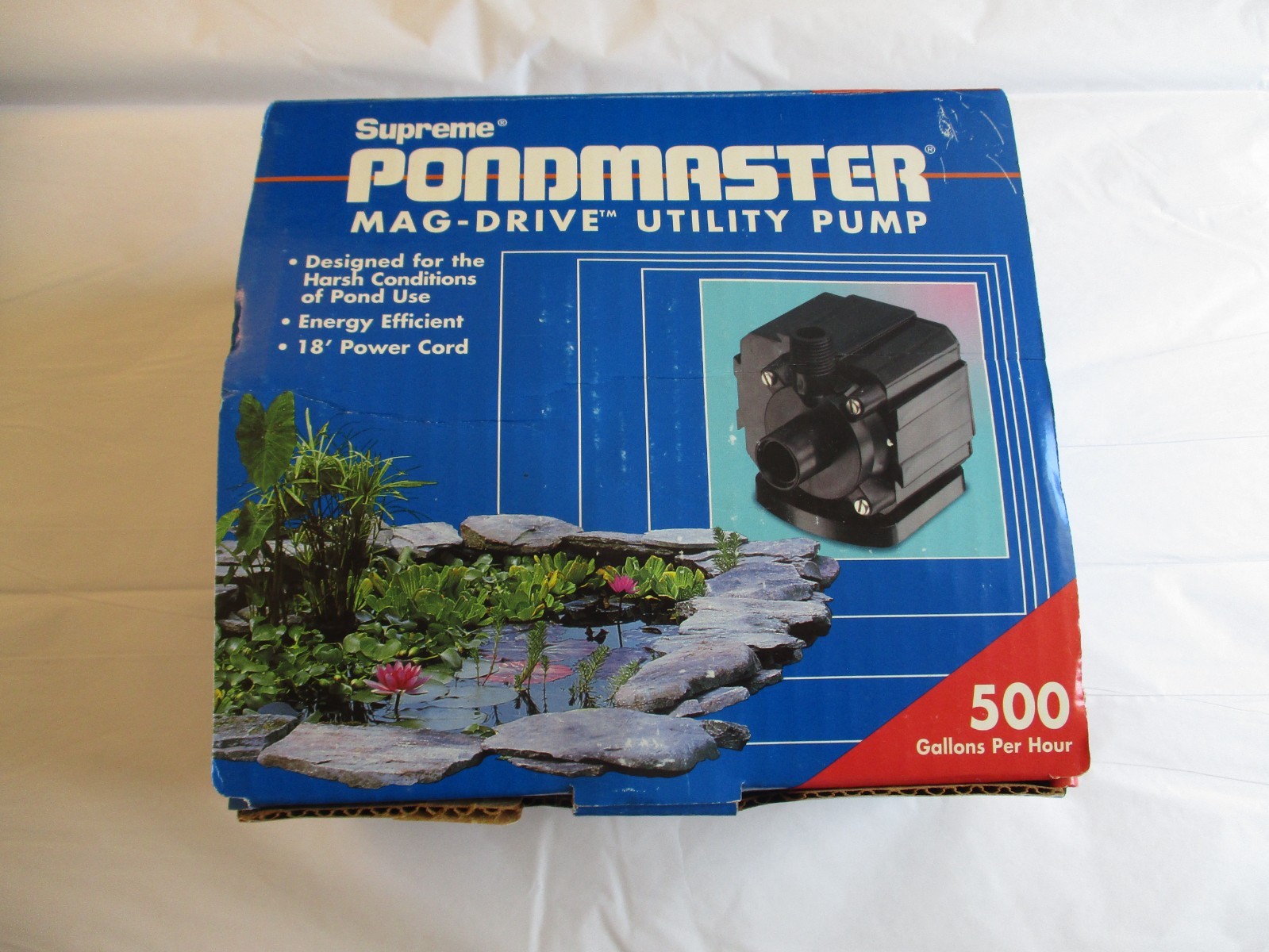 Pondmaster Mag Drive 500 gph Utility Pump Magnetic Drive Water Pump-motor
