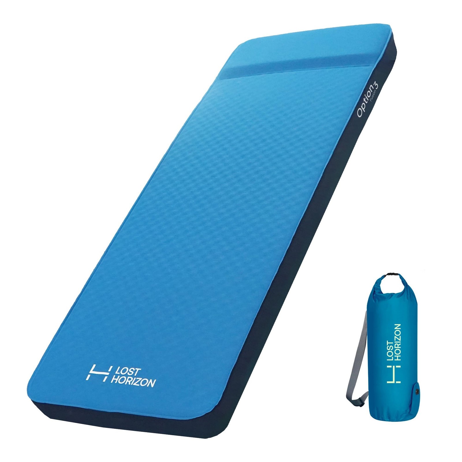 Lost Horizon Self-Inflating Foam Camping Mattress, Single, 3\