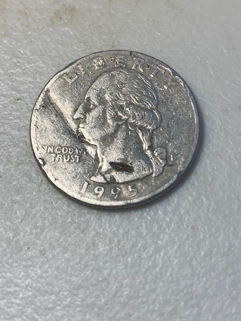 1995 Two Strikes Quarter Collector\'s Coin 1995 Two Strikes Quarter Collector\'s Coin