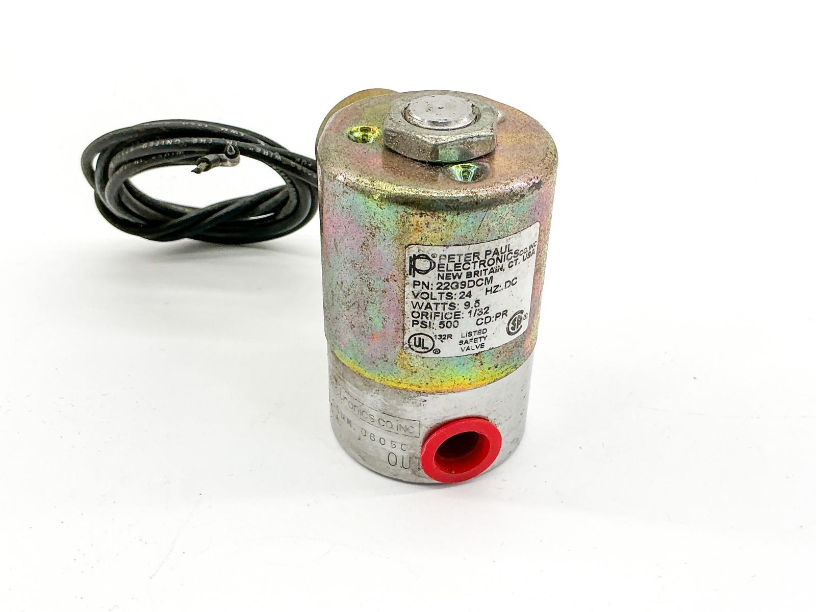 New Peter Paul 22G9DCM Solenoid Valve 24V 9.5W 1/32\ New Peter Paul 22G9DCM Solenoid Valve 24V 9.5W 1/32\