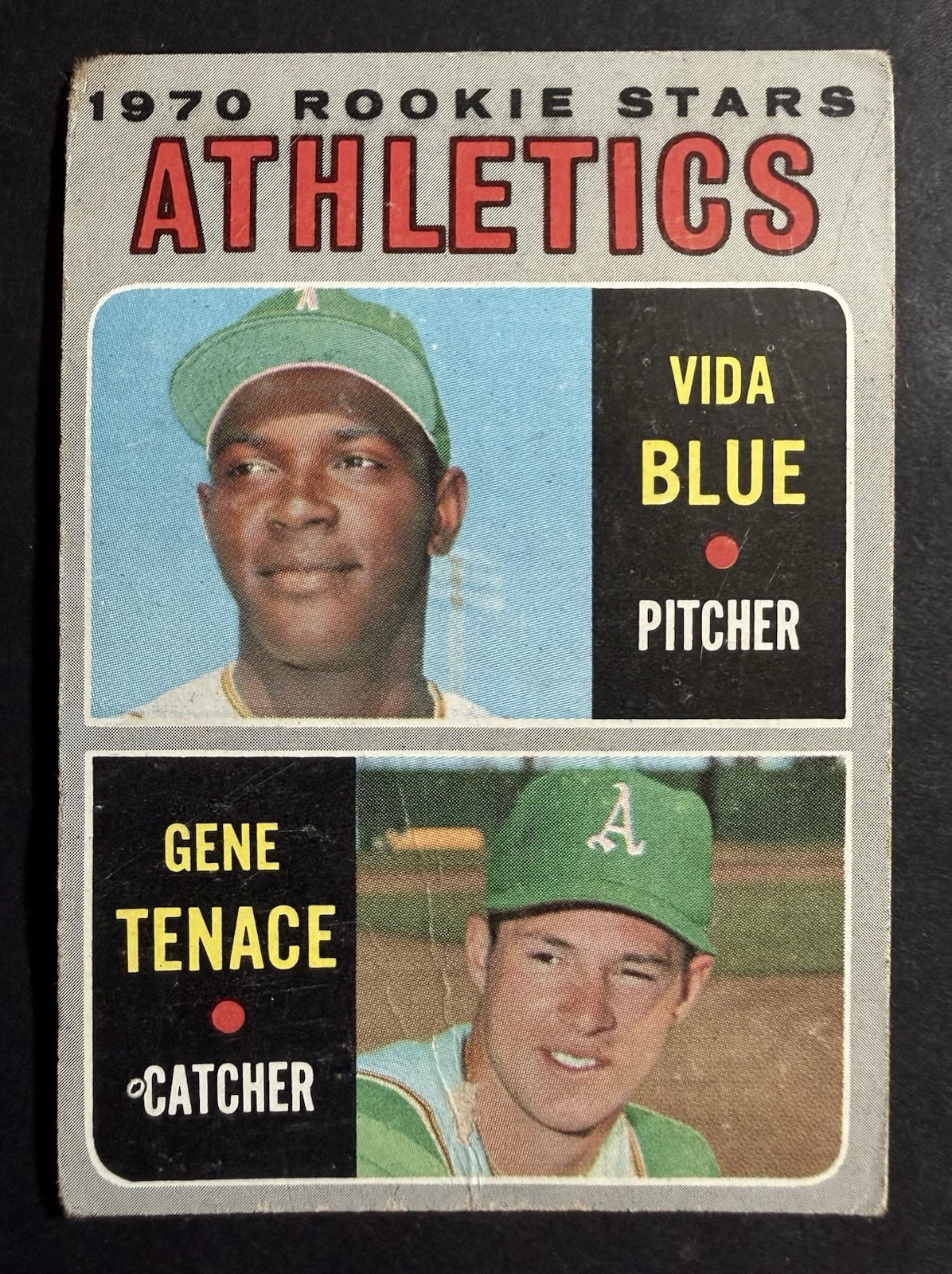 1970 Topps - 1970 Rookie Stars Vida Blue, Gene Tenace #21 (RC) - Low Grade