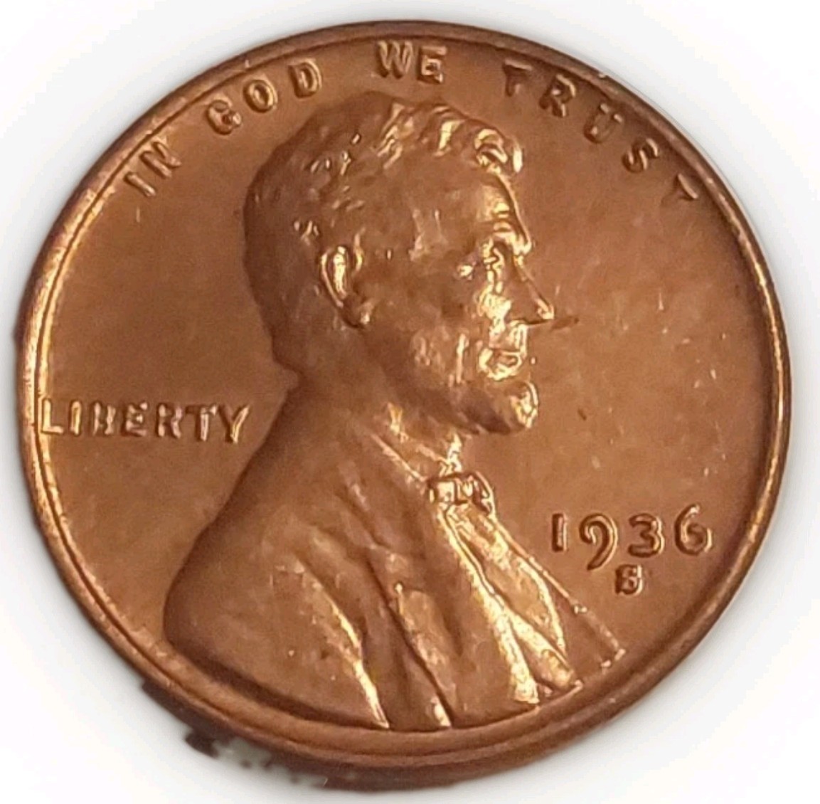 1936 S Lincoln Wheat Cent Red Penny BU Choice Uncirculated Coin Free Post 1936 S Lincoln Wheat Cent Red Penny BU Choice Uncirculated Coin Free Post