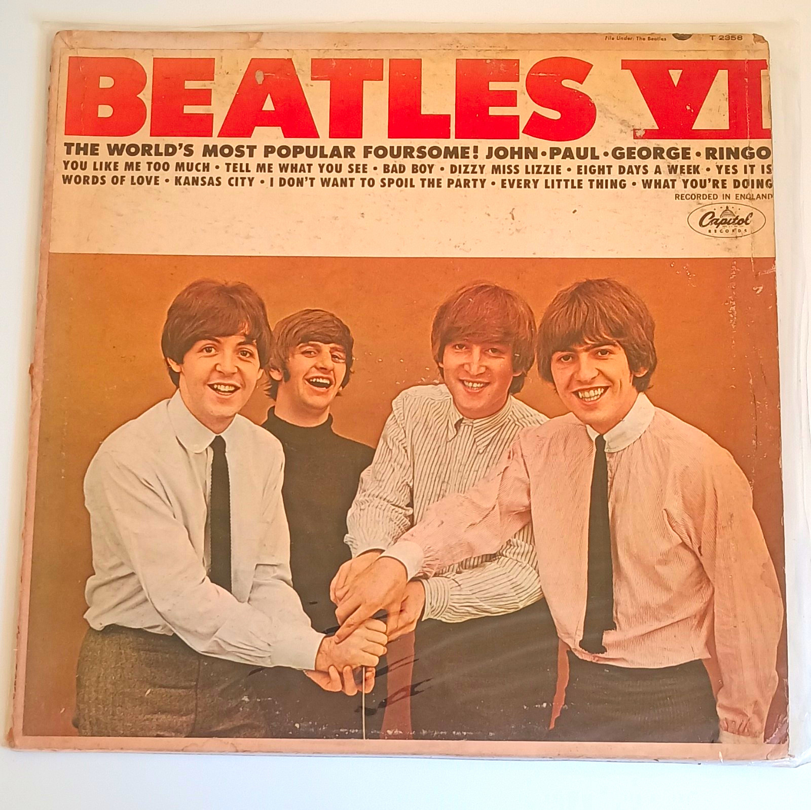 FIRST PRESS The Beatles Beatles VI Capitol Records 1965 12 FIRST PRESS The Beatles Beatles VI Capitol Records 1965 12