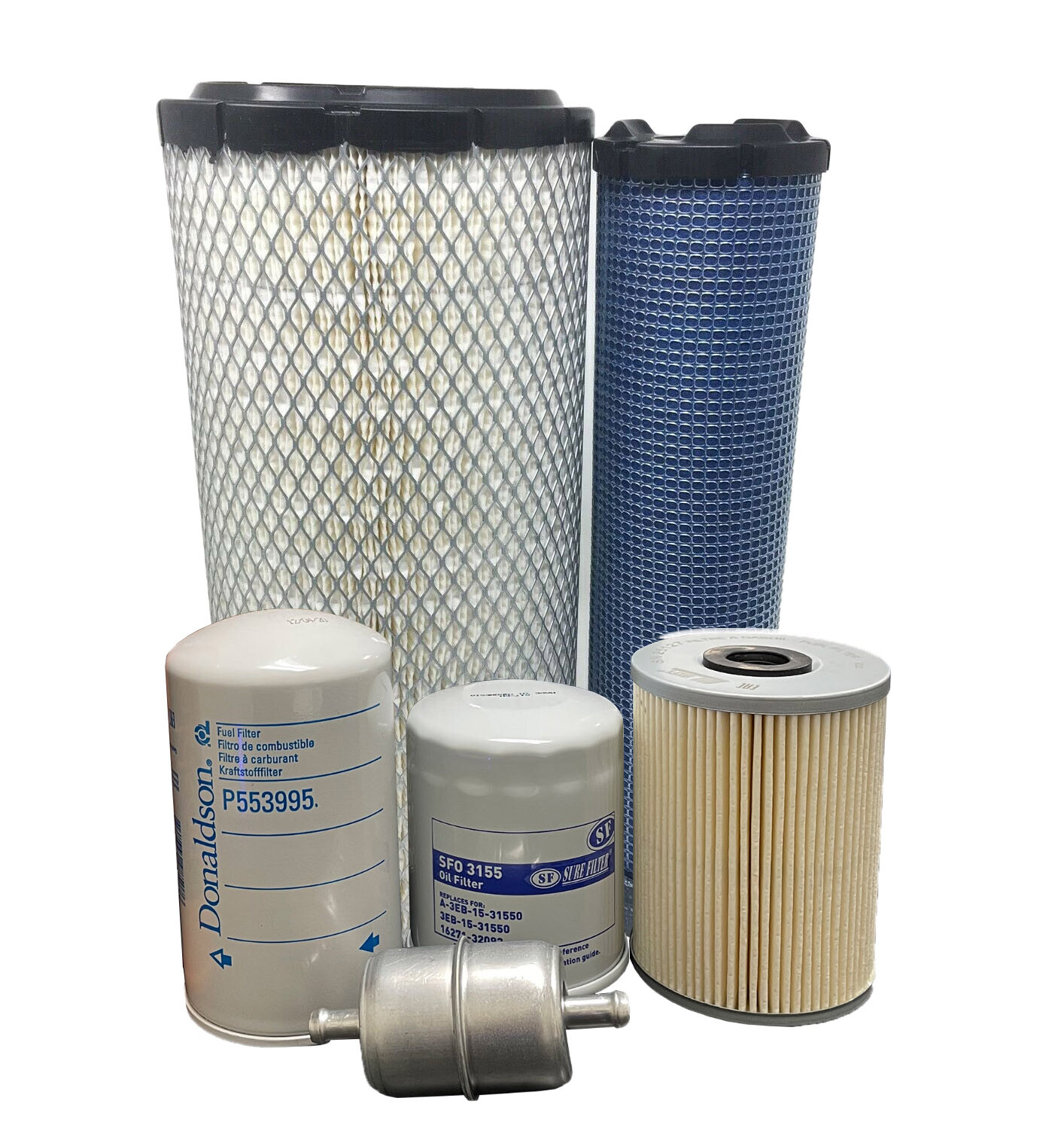 CFKIT 500 Hours Filter Kit for John Deere 330G 332G 331G 333G Skid Steer Loader