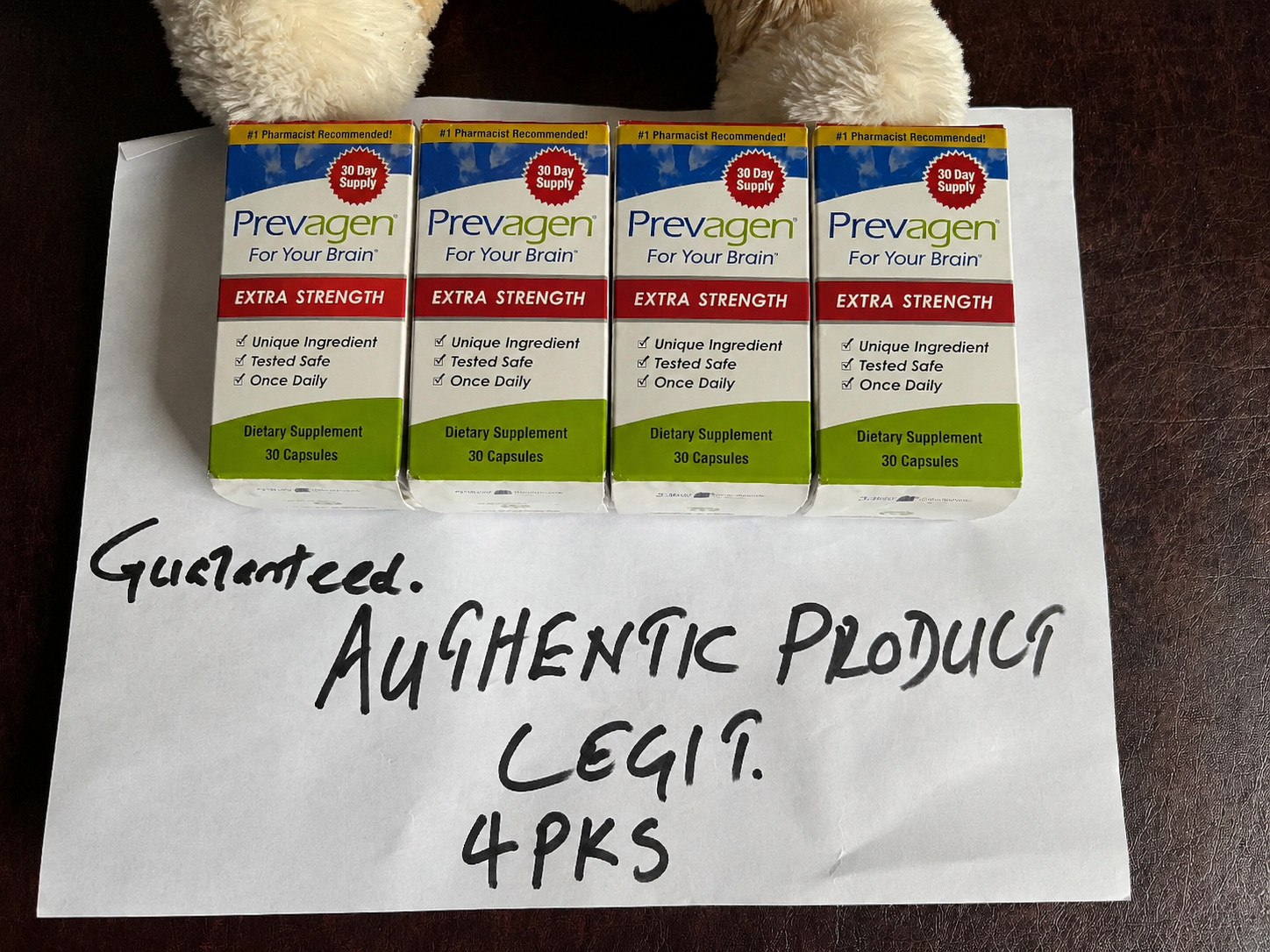Prevagen EXTRA Strength 20mg Capsules, 30 CT 4PKS