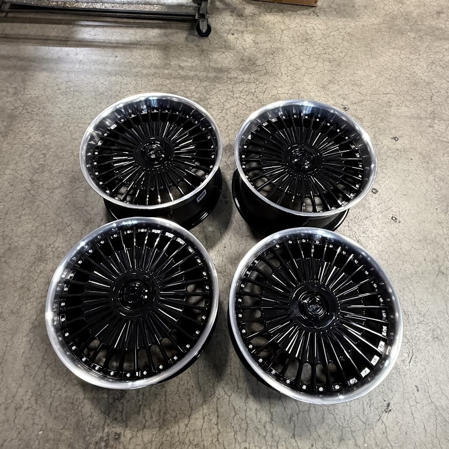 Used 19x8.5/19x9.5 MRR VP4 5x120 35/35 72.6 Black Machined Lip Wheels set-4 Used 19x8.5/19x9.5 MRR VP4 5x120 35/35 72.6 Black Machined Lip Wheels set-4