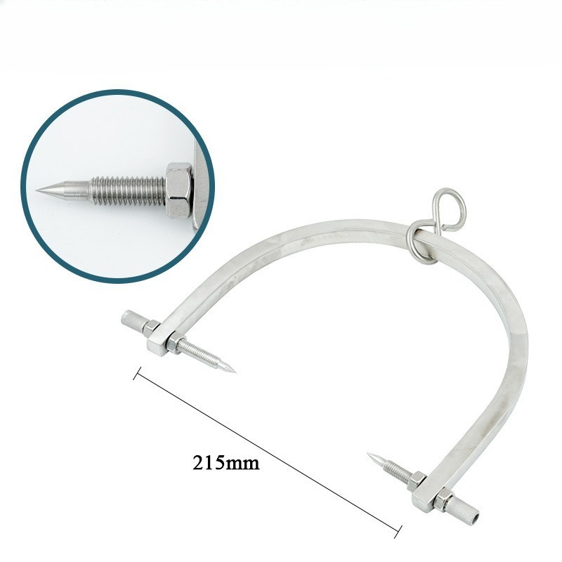 Gardner Wells Skull Traction Tongs U-shaped Skull Tong with Pins Diameter 210mm Gardner Wells Skull Traction Tongs U-shaped Skull Tong with Pins Diameter 210mm