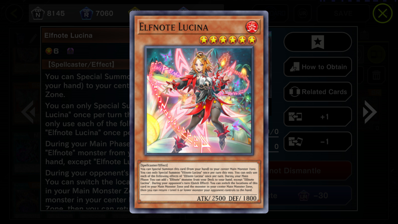 YuGiOh Master Duel - ELFNOTE Deck (Customizable)