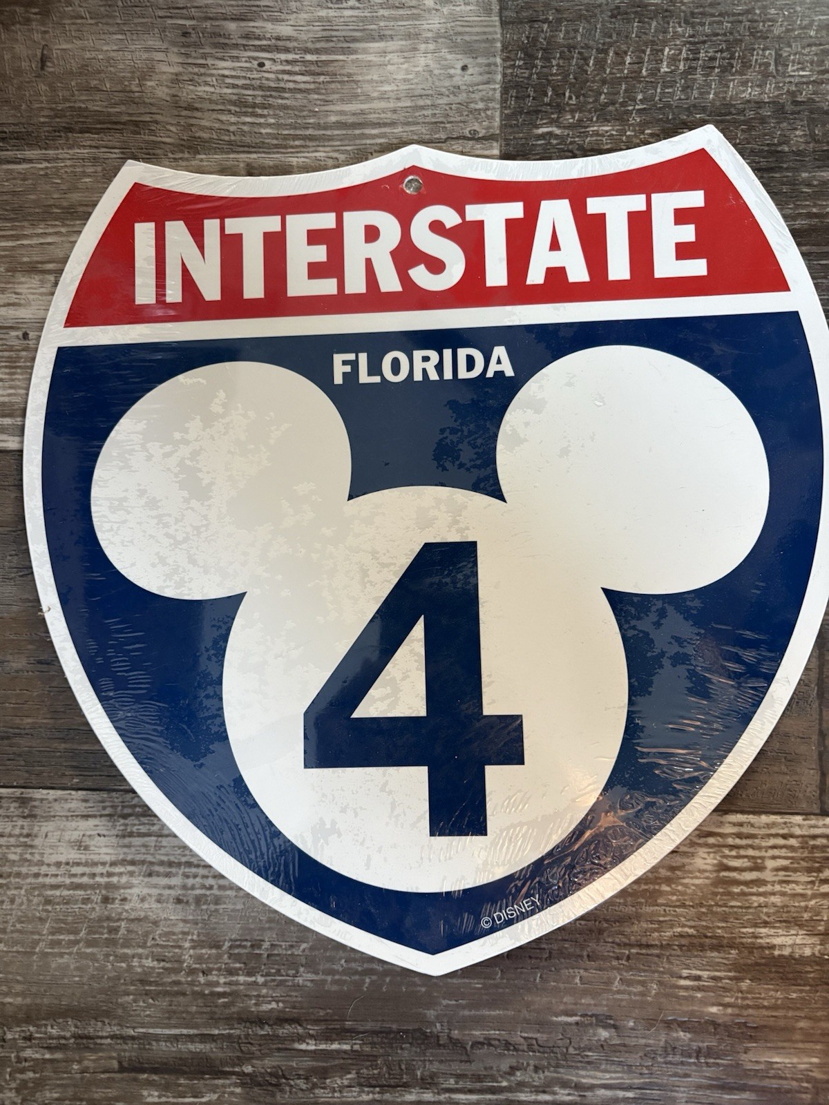 *NEW* Disney Parks Interstate 4 Mickey Mouse Icon Sign *NEW* Disney Parks Interstate 4 Mickey Mouse Icon Sign