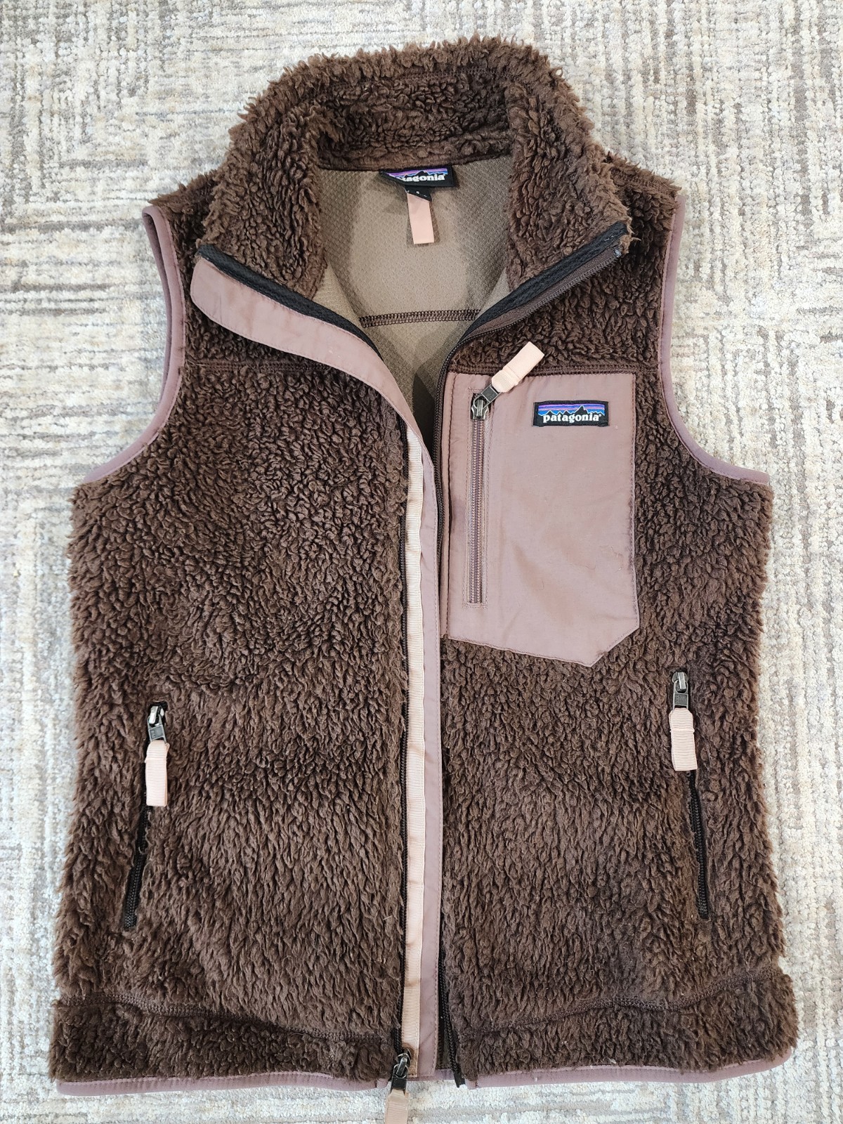 Patagonia Classic Retro X Vest High Pile Fleece Dark Brown Women’s Sz Small NWT