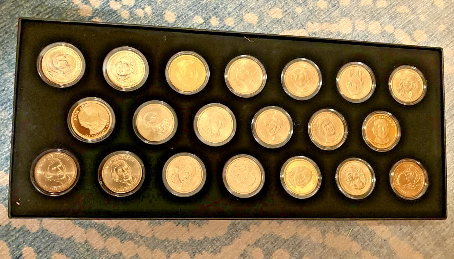2007 P, D Satin Finish Proof Presidential 20 coin set 2007 P, D Satin Finish Proof Presidential 20 coin set