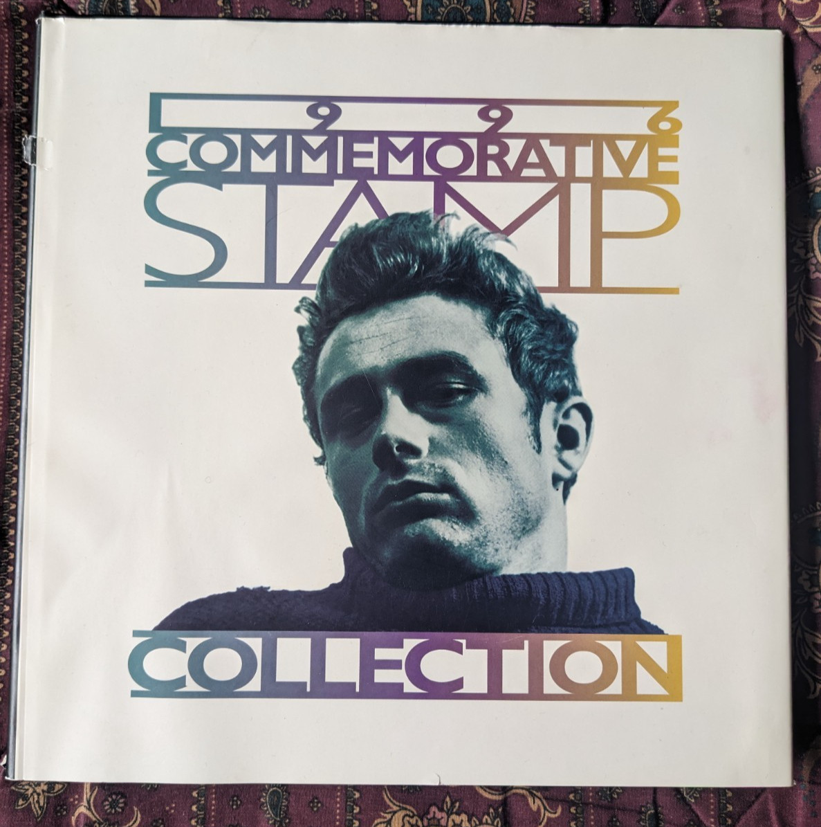 1996 USPS Commemorative Stamp Yearbook in James Dean - with mint stamps