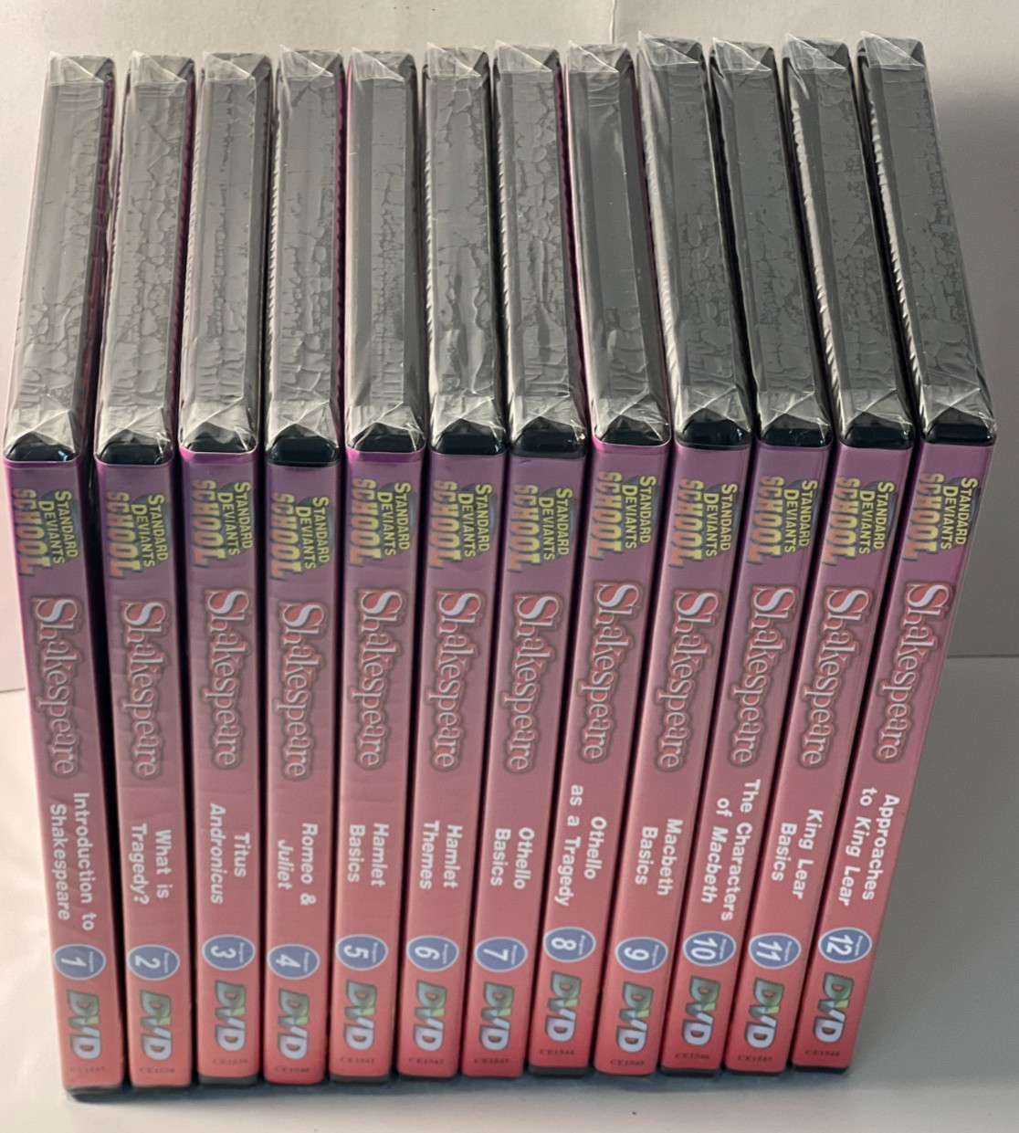 Learn Shakespeare Vol 1-12 Classroom Edition New Dvd Hamlet Othello King Lear